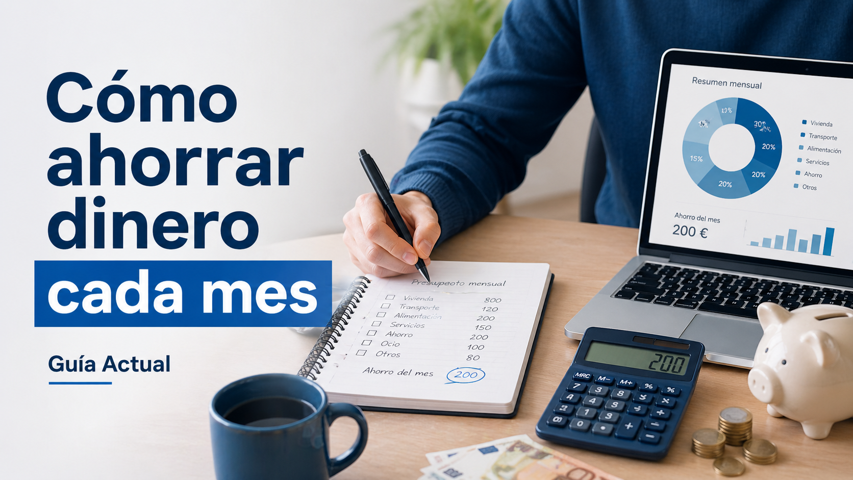 Cómo ahorrar dinero cada mes desde cero